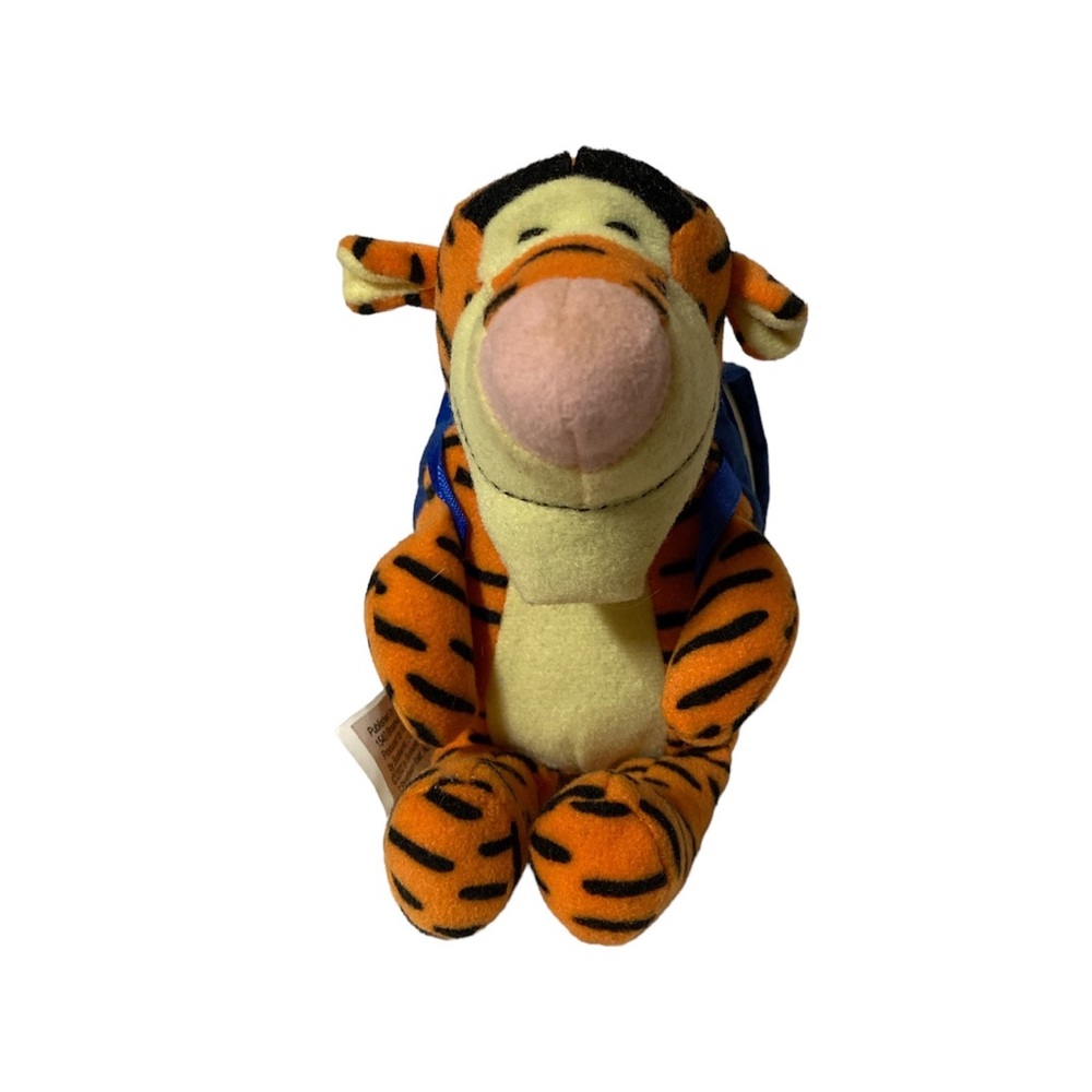 Tiggers Backpack Boardbook Y2k Winnie The Pooh Mini Plush With Mini Book 2002